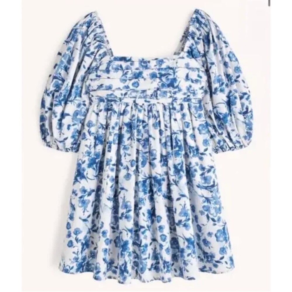 Abercrombie & Fitch Emerson blue floral dress
